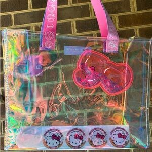 Hello Kitty Cafe Truck Iridescent Tote Bag